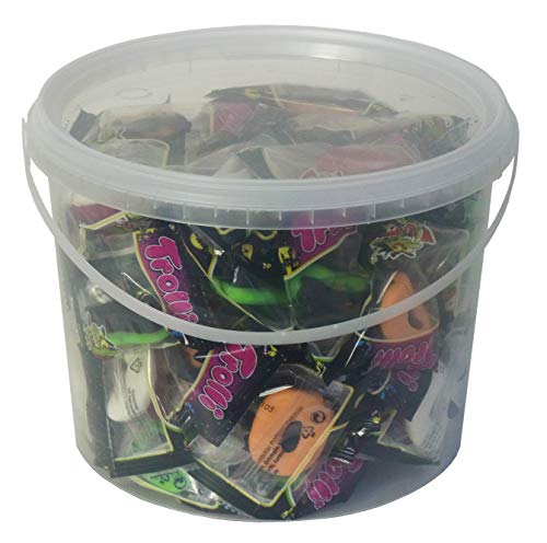 CAPTAIN PLAY | Halloween Candy | Trolli Dracula Gebisse Zähne aus Fruchtgummi in Einzelverpackung | 67 Stück Halloween Süßigkeiten