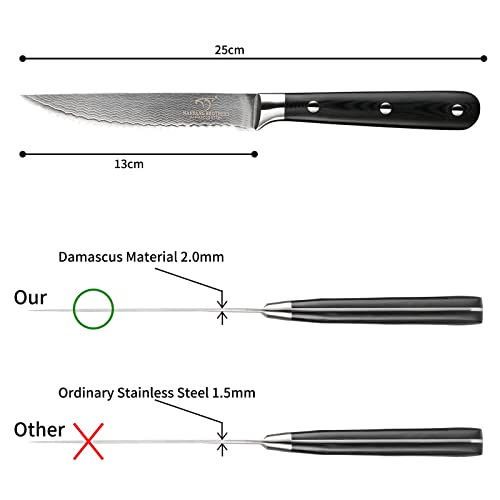 Damast Steakmesser Set von Nanfang Brothers