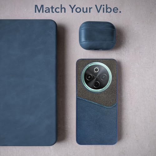 Image of Jkobi Back Cover Case for Vivo T4 (Dual PU Leather Stitch | Professional Minimalist | Soft and Flexible)