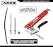 ARES 53011 – 3oz Pistol Grip Mini Grease Gun – Includes 12-Inch Flex Hose and 4-Inch and 6-Inch Straight Extensions – 3000 PSI Working Pressure Rating