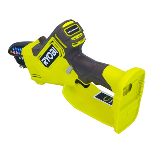 RYOBI Élagueur à main 18V ONE+ Brushless guide 10 cm 6 / tendeur sans outil + batterie 2 0 Ah & chargeur RY18PSX10A 120 - vue 8