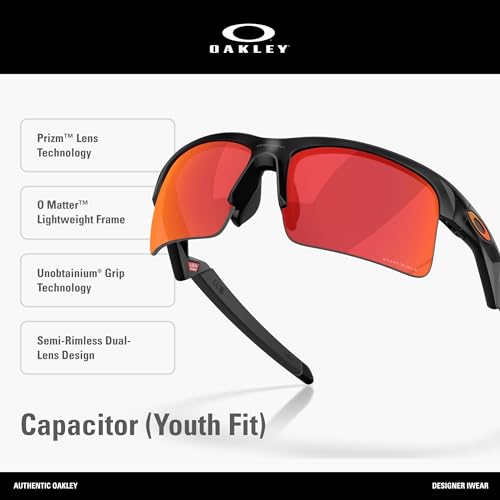 Image of Oakley Capacitor OJ9013 Rectangle Junior Sunglasses for Boys for Girls
