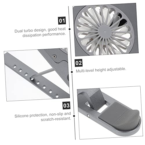 Base para portátil OSALADI aluminio con ajuste desmontable miniatura 2