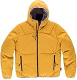 Roc Neige Parka GÏLLDUM con Relleno 3M Thinsulate Reciclado y Capucha. Membrana TPU contra la lluvia y cremalleras impermeables. Hombre Oro Trigo L