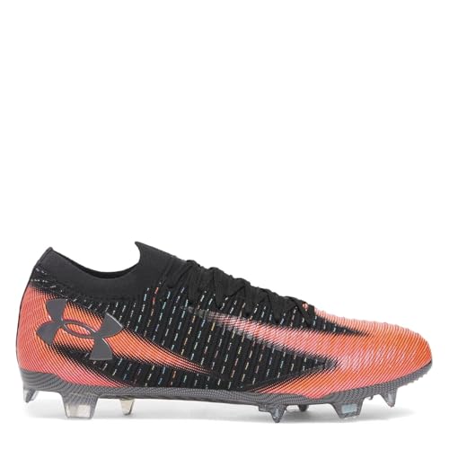 Under Armour Shadow Elite 3 - Botas de fútbol para hombre, negro, rojo, 44 EU