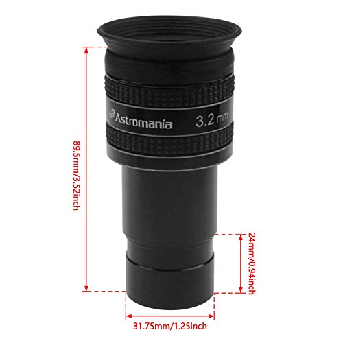 Astromania 1.25" 3.2Mm 58-Degree Planetary Eyepiece For Telescope #TOP4
