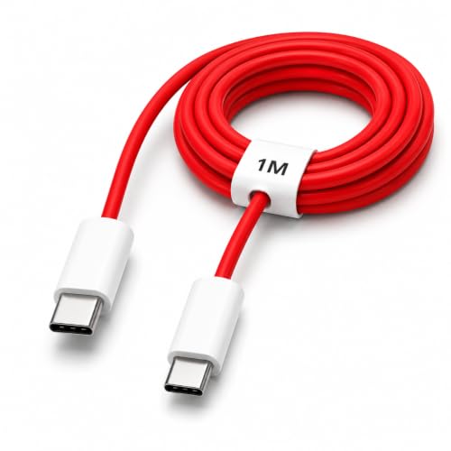 Image of Maxonar 65W Fast Charging Type C to Type C Cable, USB C to USB C Cable Compatible with One+ Devices, C Type Charger Cable, Fast Charging & Data Transfer Cable