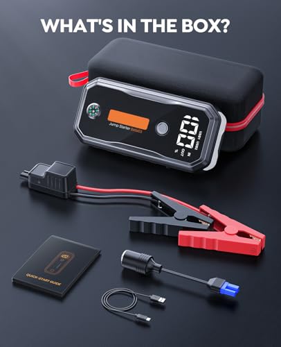 Buture Vac BETA03 5000A Car Battery Jump Starter (All Gas/10L Diesel) Smart Portable Car Jump Starter Battery Pack thumb #6