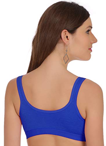 Image of FIMS - Fashion is my style Women?s Cotton Lycra Molded Cup Sports Bra Gym Bra Yoga Bra Running Bra Sports Bra Sports Bra for Women for Gym Sports Bra for Girls Sports Bra for Women Pack of 1