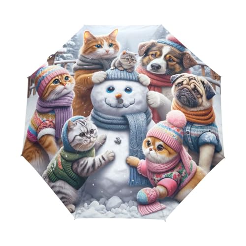 Parapluie d'hiver pour animaux GAIREG : finis les pelages mouillés en voyage