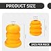 DYEKNEE 4 PCS Car Bumper Pads, Control Arm + Rear Axle Bumper Suspension Shock Absorber Protectors, Replace OEM Part Number 15153958 15039397, Compatible with Chevrolet Savana 1500 Truck (Yellow)