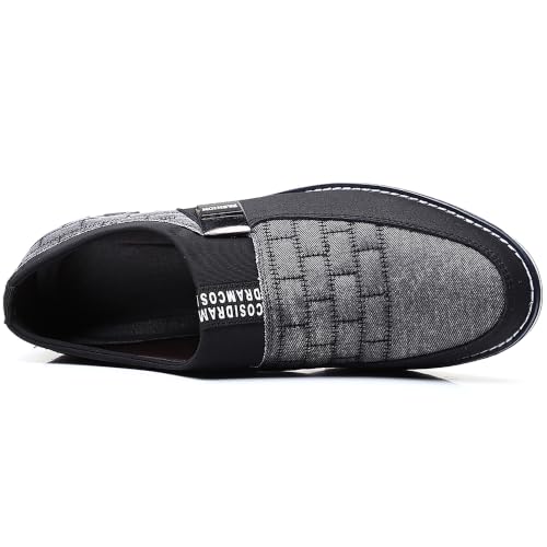 Image of COSIDRAM Mens Casual Dress Shoes Business Office Comfort Walking Sneakers | Exquisite quilted stitching upper, lightweight flexible build, suitable for everyday wear and casual outings