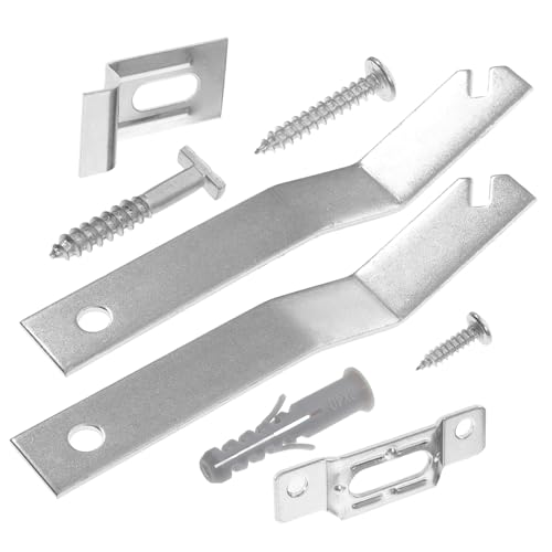 Image of Tofficu 2sets -Theft Picture Hanger Security Locking System for Artwork Photo Hangers for Museums and Galleries Easy Installation for Secure Wall Display