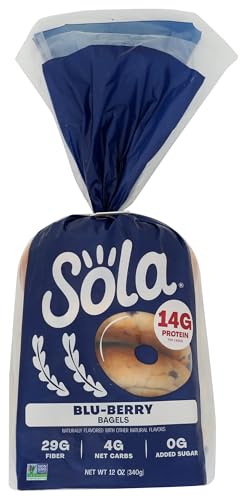 The Sola Company Blu-Berry Bagels, 12 OZ