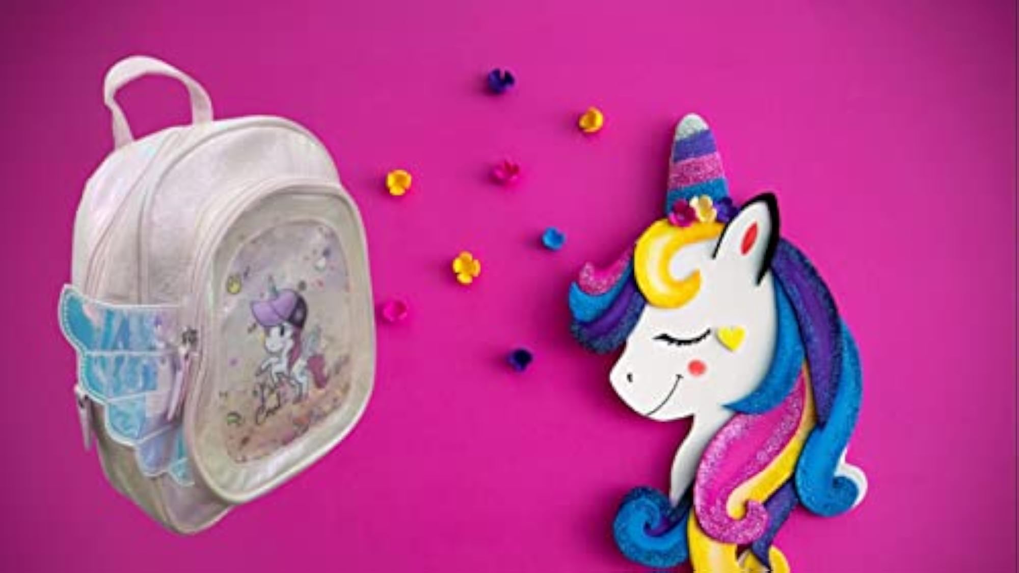 Unicorn Wings Glitter Backpack for Kids