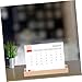DOITOOL Wooden Desk Calendar Holder Display Easel for Standing Calendar Memo Card Clip Stand Tabletop Decor Photo Card Holder Rustic Elegant Desktop Photo Decor Multifunctional Accessory