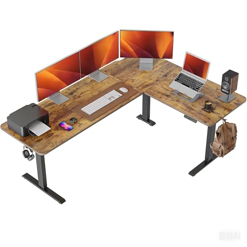 FEZIBO L Shaped Electric Standing Desk