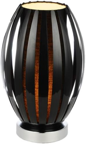 Illumini Benross Varese Table Lamp, Black