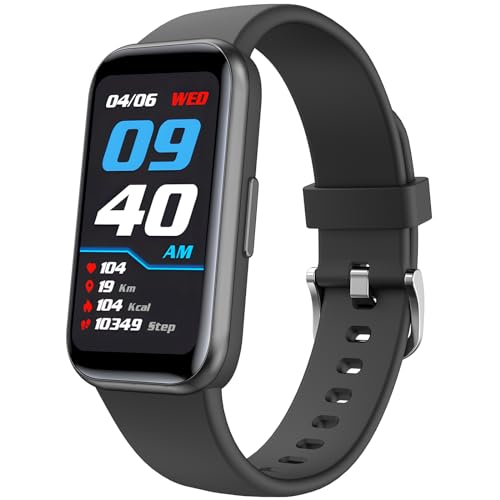 ZURURU Fitness Tracker with Blood Oxygen, 24/7 Heart Rate and Sleep Tracking, IP68 Waterproof Activity Sport Health Tracker Smart Watch with Step Counter Pedometer for Women Men