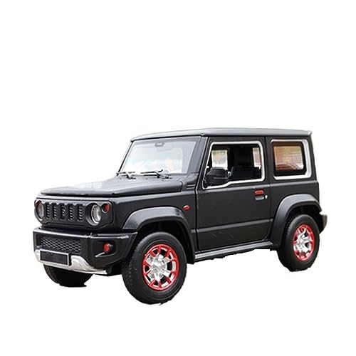 Suzuki Jimny miniature 1:18 voiture alliage moulé sous pression collection noir