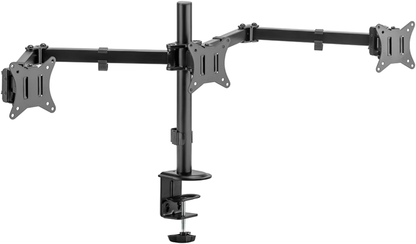 Amazon.com: AnthroDesk Triple Monitor Stand for 3 (Three) LED/LCD/PDP ...