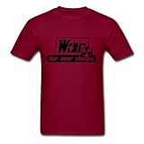 War Never Changes Fall Out Bangie Short Sleeve T-Shirt For Men Burgundy X-Large