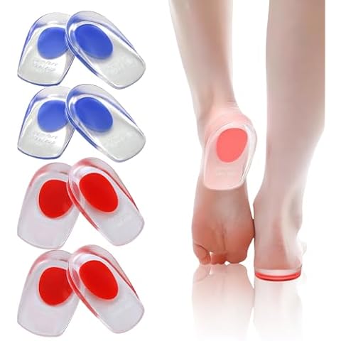 JINGIHE Gel Heel Cups for Pain Relief Cover