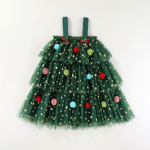 Christmas Tree Tulle Dress, Tulle Christmas Tree Dress, Christmas Dresses for Girls, Girls Christmas Dress2