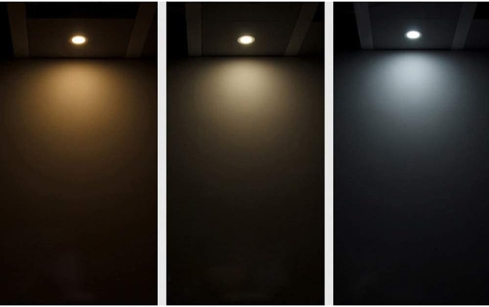 Spotlight，Slim Led Downlight Led Recessed Ceiling Lamp Waterproof-Ip44 Dampproof Flame Retardant Shell for Pathway Living Room Bedroom Bathroom (Wholesale) Outdoor Lights/Neutral Light/12W
