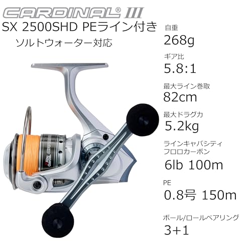 Abu Garcia CARDINAL III SX2500SHD
