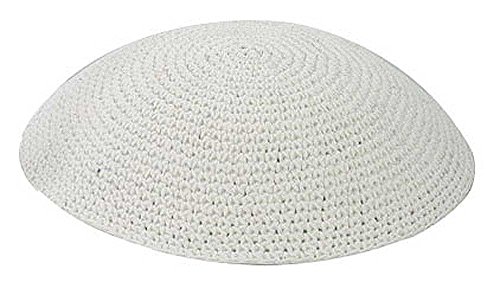 Image of Zion Judaica Quality Knit Kippahs Bulk Packs Knitted Kippot and Single Hand-Knit Kippas Kipa Clips Included