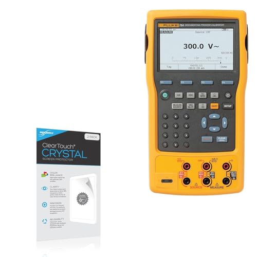 BoxWave Screen Protector Compatible with Fluke 754 - ClearTouch Crystal (2-Pack), HD Film Skin - Shields from Scratches