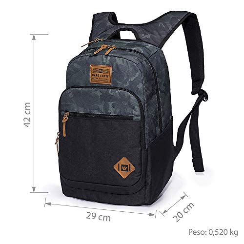 Mochila Hang Loose Original + Estojo Preto Camuflado…