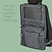 Maxi-Cosi Auto Organizer Rücksitz, 4 Fächer inkl. Tablethalter, Mit Auto + Kinderwagen kompatibel, Schnellinstallation, Leicht zu reinigen, Wasserabweisend, Autositz Organizer Kinder, Twillic Graphite