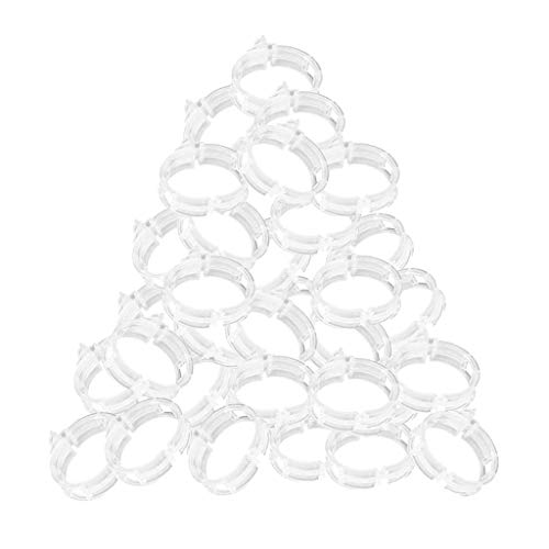 KHATI 200x Plastic Plant Support Garden Clips Cucumber Vines Clips Twine Clips