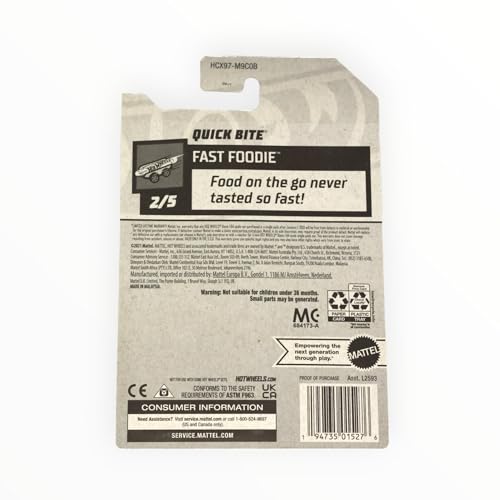 Hot Wheels 2022 - Quick Bite - Food Truck 1/64 miniatura 3