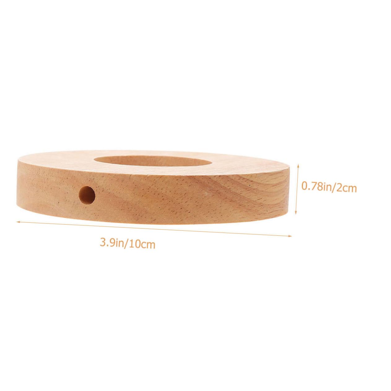 Uonlytech Pieds De Lampe En Bois Massif 3 Pièces Bases De Lampe De Table Rondes Pour De Nuit Accessoires Pour Salon Chambre Bureau
