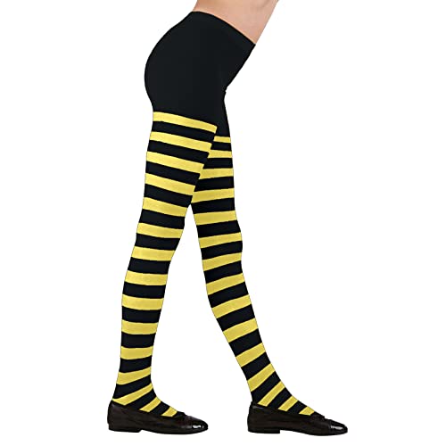 Girls Striped Tights Colorful Assorted Winter Legging with Heel and Toe Kids School Dress Cotton Fall Winter