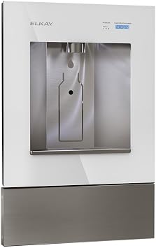 Elkay Liv LBWD00WHC Filtered Water Dispenser, Electric Powered, NSF Certified, Sensor Activated, Reduces Lead & PFAS, Aspen White, Non-Refrigerated