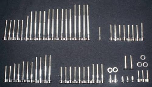 Compatible With Benelli Wards Riverside 125 Polished Stainless Engine Bolt Kit 125cc 125l