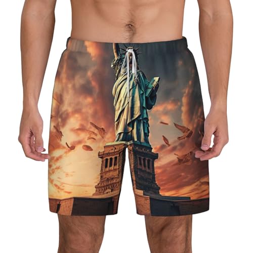 Bañador de natación hombre pantalones cortos transpirables piscina surf casual