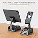 TechGlow Foldable Cellphone Stand with Wireless Bluetooth Speaker Birthday Gifts for Men Women Mother Father Cool Tech Gadgets