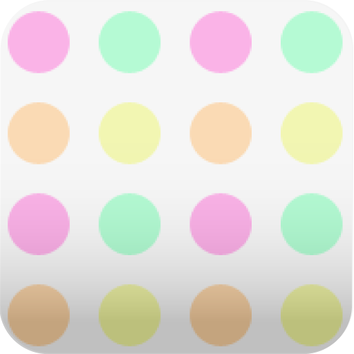 パステル画 水玉 パステル画 水玉