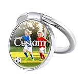 Picture of Phone Ring Holder with Customized Photo Logo Image Printed Stainless Steel Finger Grip Stand Hand Free Adhesive on Various Mobile Phone Cases Grip Stand