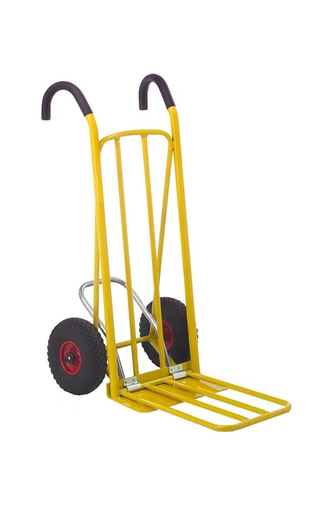 Svelt Carrello Portapacchi Professionale 250 kg con Pedale Easylift Brevettato e Maniglie Ergonomiche | Acciaio Verniciato | Pedana Ribaltabile Maggiorata | Ruote Pneumatiche
