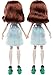 The Shining Grady Twins Collector Doll 2-Pack, 2 Collectible Dolls (10-inch) in Fashions and Film-Inspired Accessories, with Doll Stands