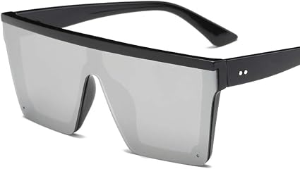 ZHANGQXIA Occhiali da Sole da Uomo Occhiali da Sole da Donna,Occhiali da  Sole Quadrati Squadrati Unisex Stile retrò, 100% Protezione UV 400,Silver :  Amazon.it: Abbigliamento