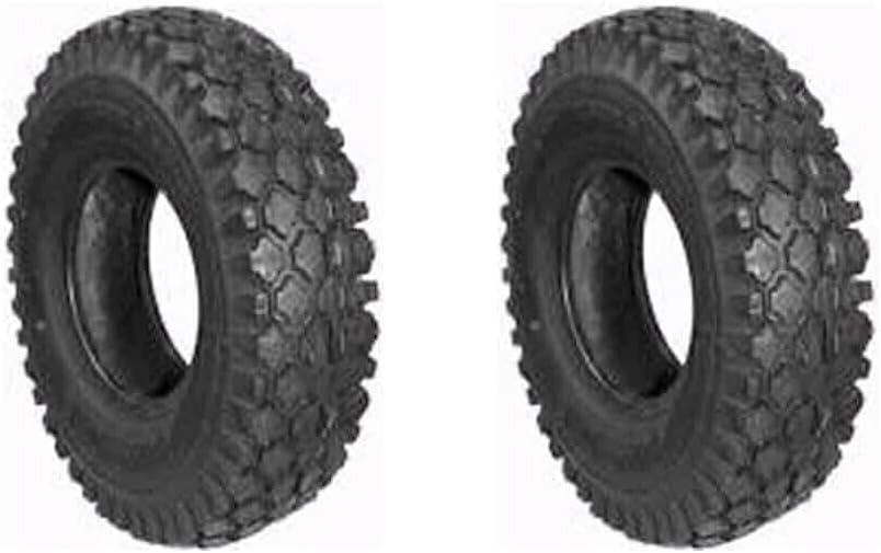 for (2) Go Kart Vintage Mini Bike Tires 4.10 x 3.50-6 Stud Tire Cheng Shin CST Tires