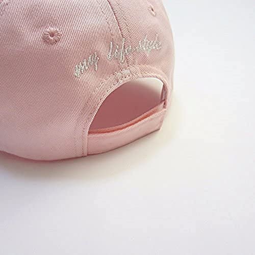 Image of Girls Baseball Hat Kids Cotton Hat Trucker Sun Hat Adjustable Toddler Baseball Cap Beach Hat for Toddler Girls 1-10 Years, Dancing Cat, 6-8 Years