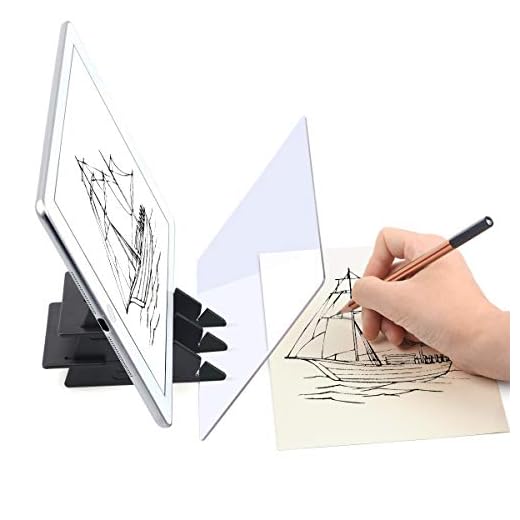 Yuntec Optical Drawing Board, Sketch Wizard, Easy Tracing Drawing, Sketching Tool, Sketch Drawing Board, Tracing Board, Painting Artifact Sketching kit for Kids and Beginners.